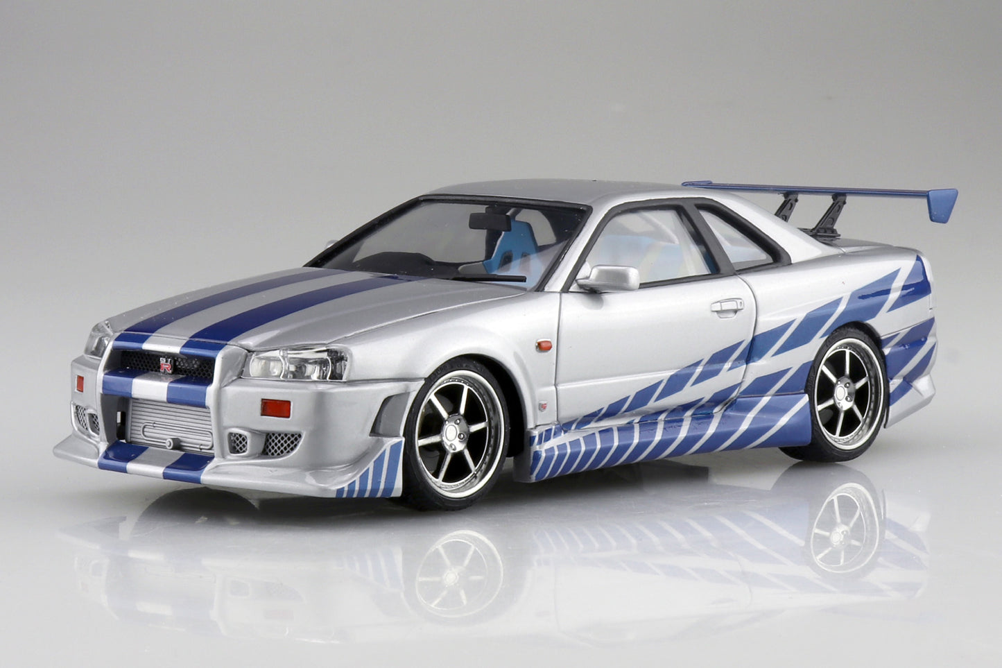 Aoshima Fast & Furious Nissan R34 Skyline GT-R (1:24)