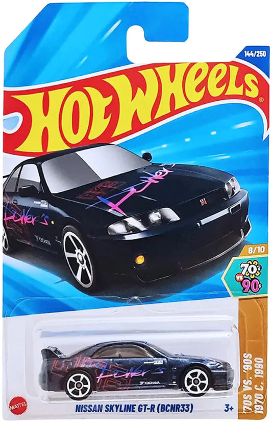 Hot Wheels '70s vs. '90s Nissan Skyline GT-R (BCNR33) (1:64)