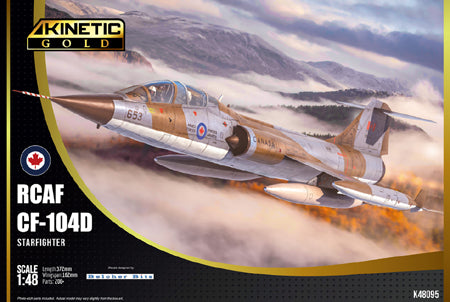 Kinetic Model Kits RCAF CF-104D Starfighter (1:48)