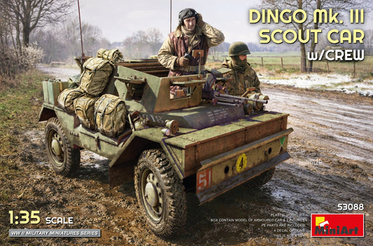 MiniArt Dingo Mk. III Scout Car with Crew (1:35)