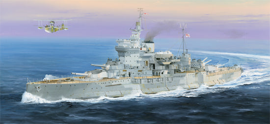 Trumpeter Battleship HMS Warspite 1942 (1:350)
