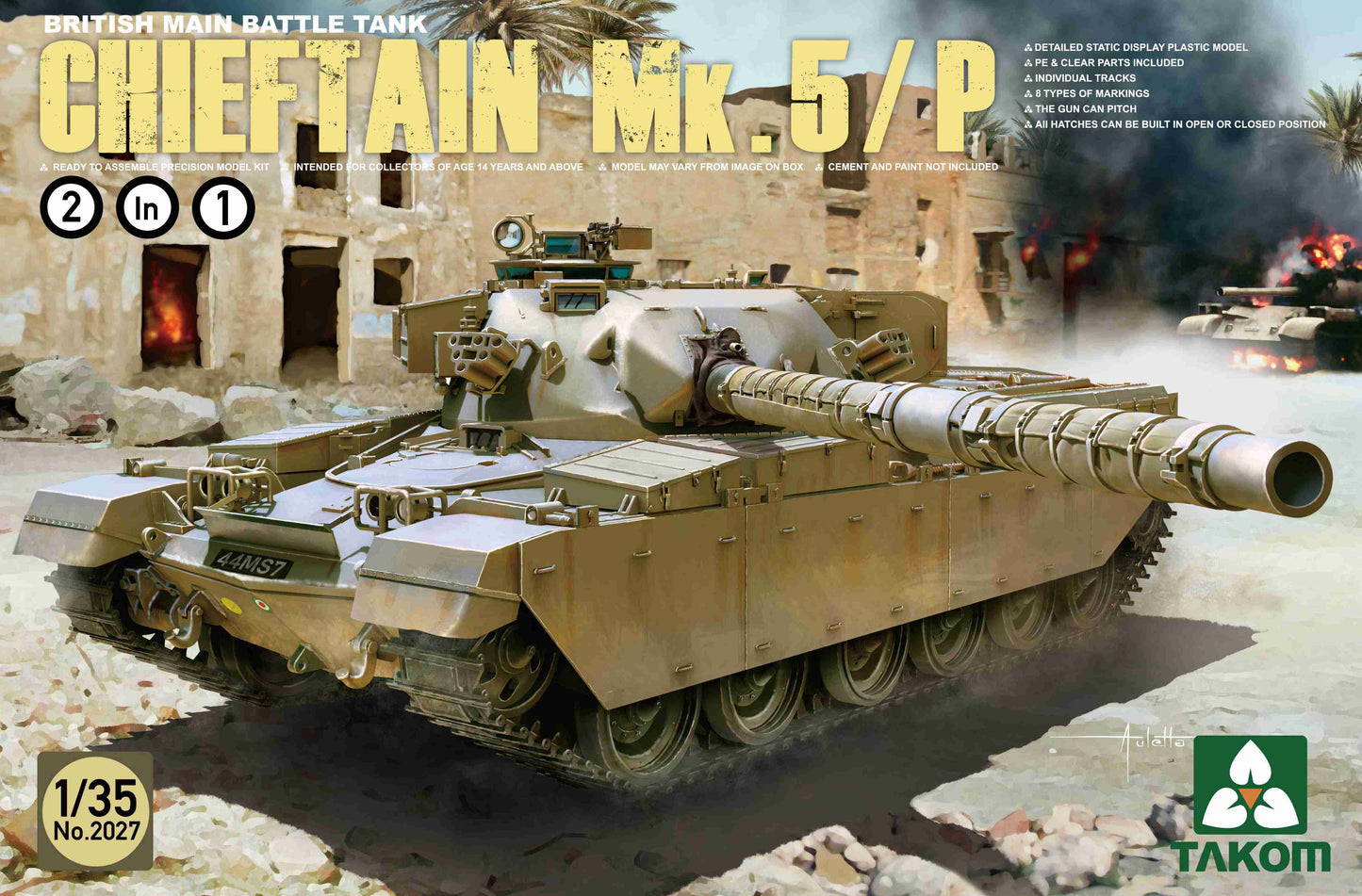 Takom Chieftain Mk.5/5P British Main Battle Tank (1:35)