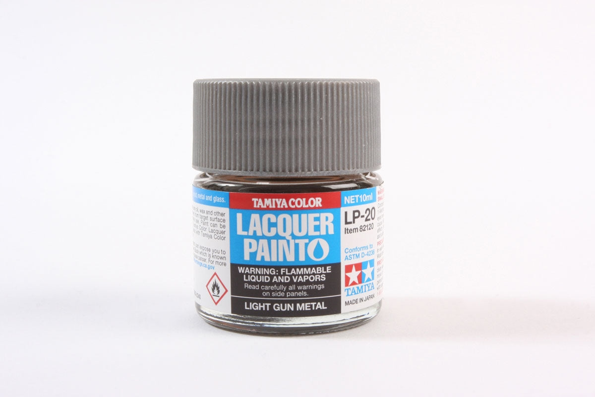 Tamiya Lacquer - LP-20 Light Gun Metal (10ml)