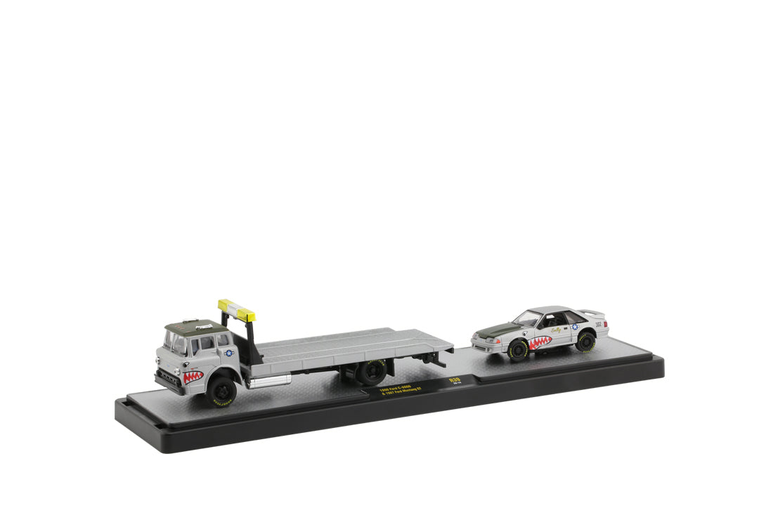 M2 Machines Sally 1990 Ford C-8000 & 1987 Ford Mustang GT (1:64)