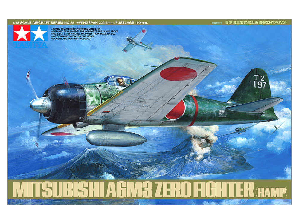 Tamiya Mitsubishi A6M3 Zero Fighter (HAMP) (1:48)