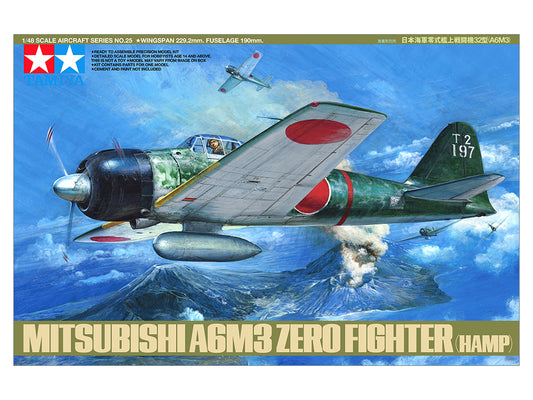 Tamiya Mitsubishi A6M3 Zero Fighter (HAMP) (1:48)