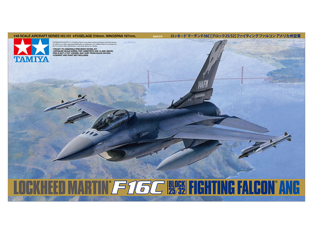 Tamiya Lockheed Martin F-16C (Block 25/32) Fighting Falcon ANG (1:48)