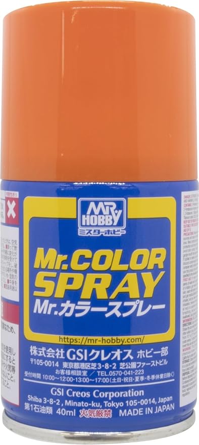 Mr. Hobby Mr. Color Spray - Gloss Orange (100ml)