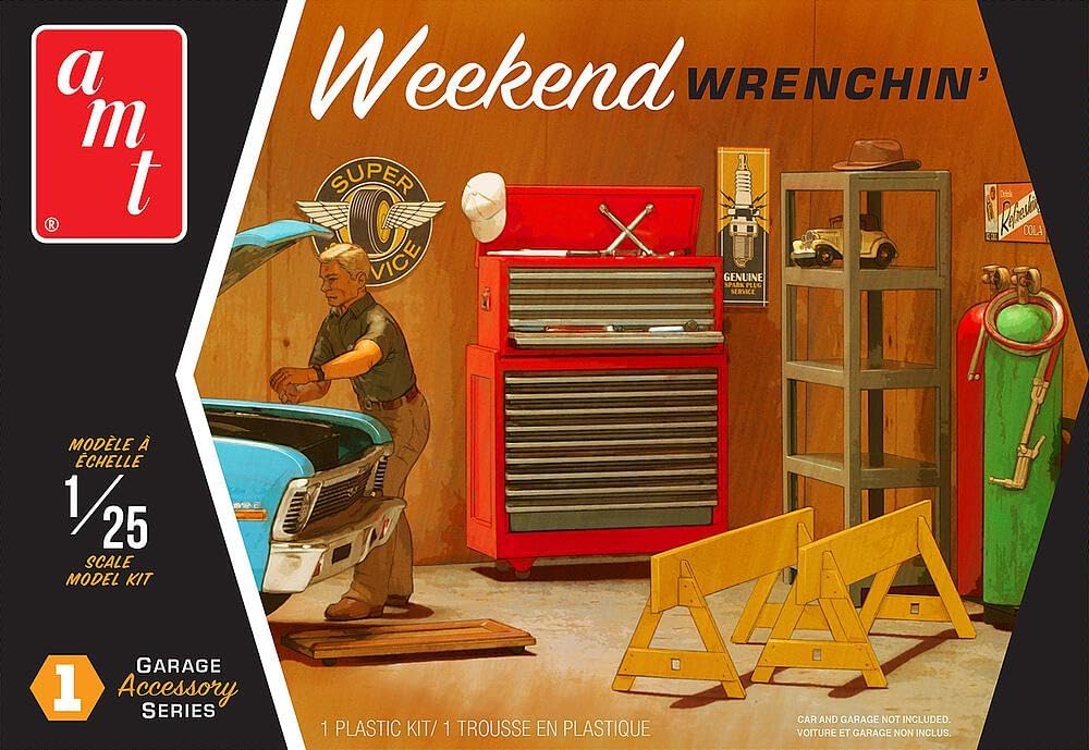 AMT Garage Accessory Series 1 Weekend Wrenchin' (1:25)