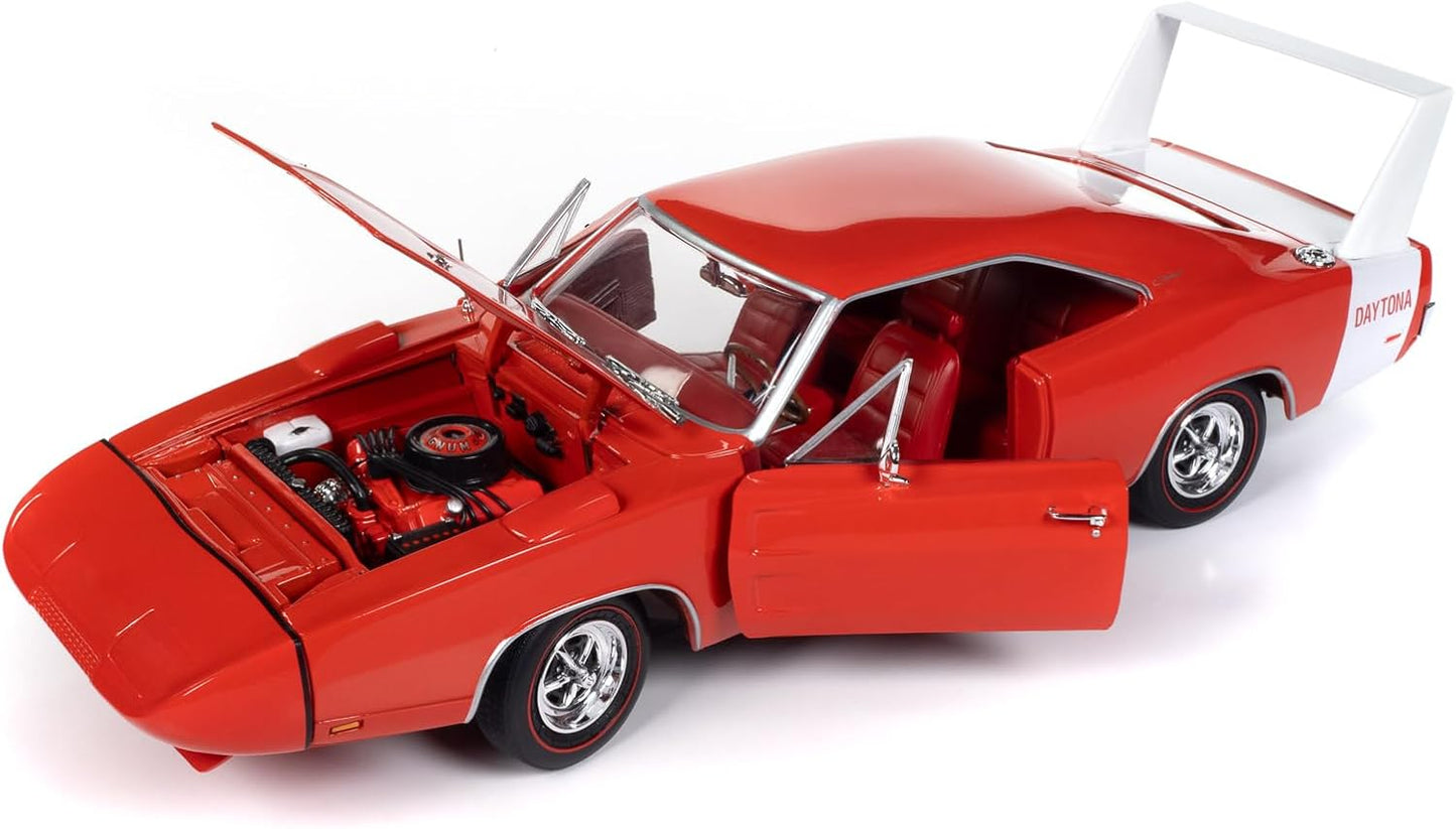 Auto World 1969 Dodge Charger Daytona MCACN - Red (1:18)