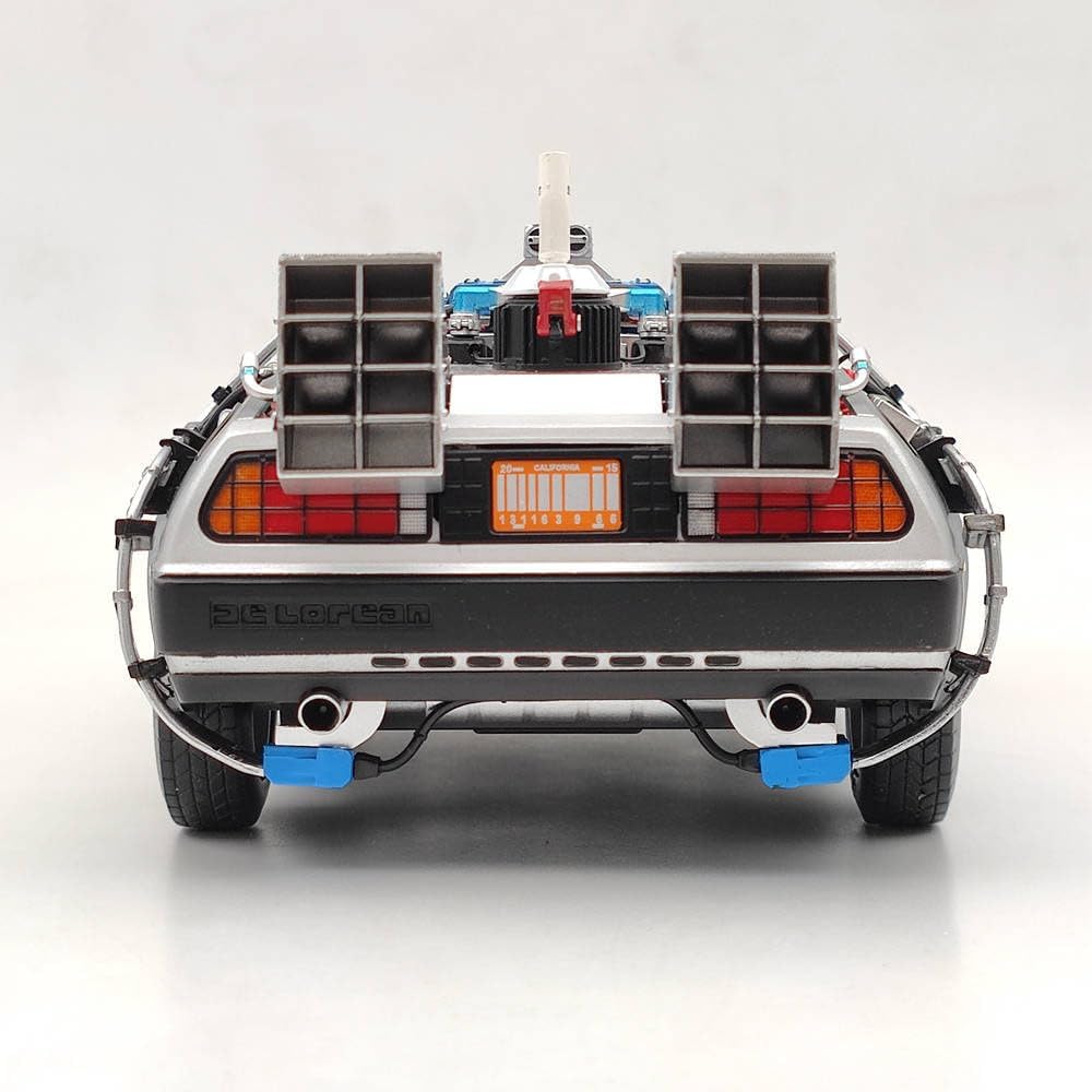 Hot Wheels Elite DMC DeLorean Back to the Future Time Machine with Mr. Fusion (1:18)