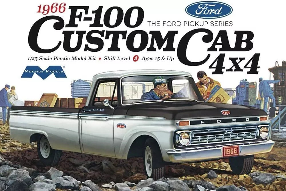 Moebius Models 1966 F-100 Custom Cab 4x4 (1:25)