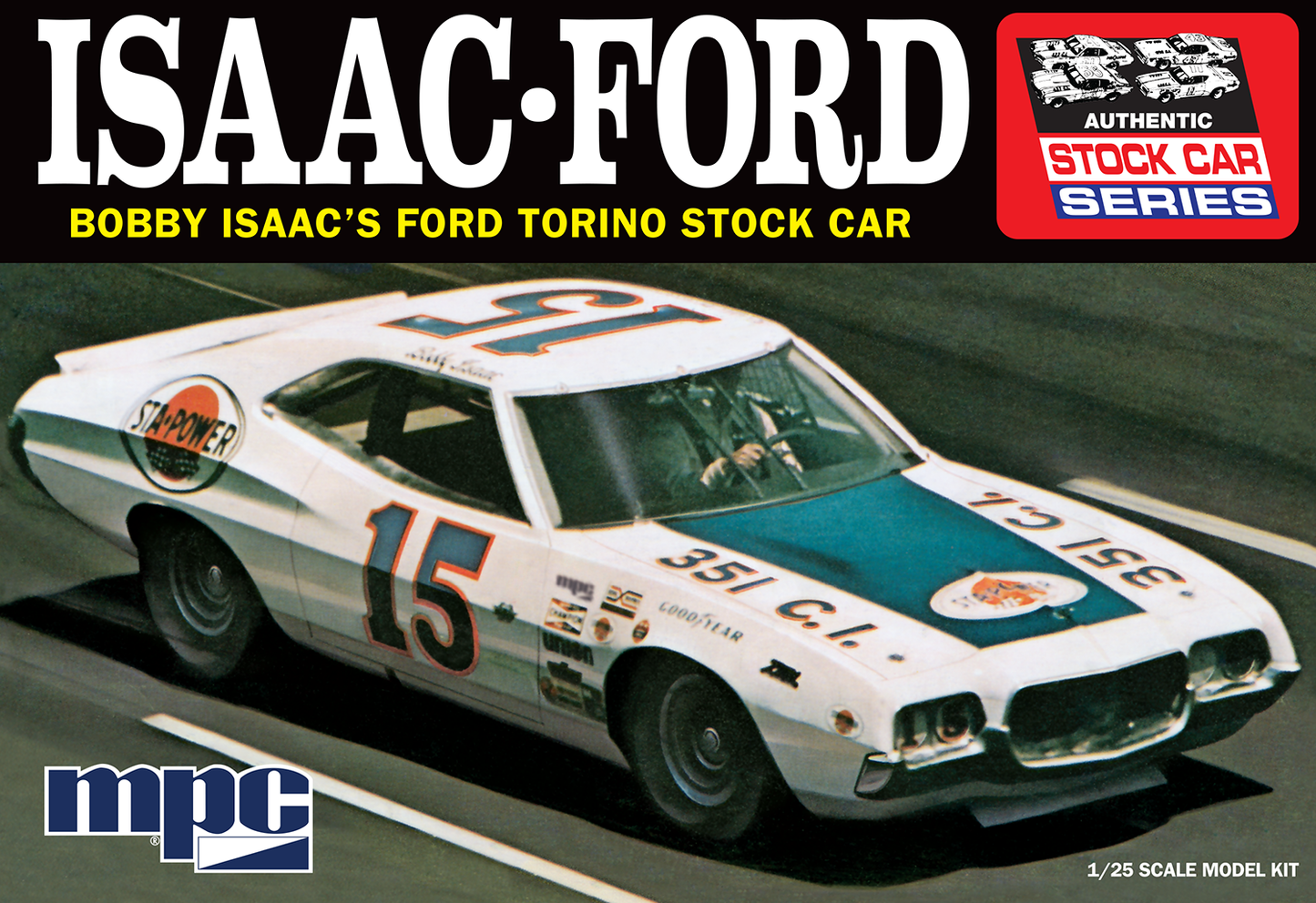 MPC Bobby Isaac's Ford Torino Stock Car (1:25)