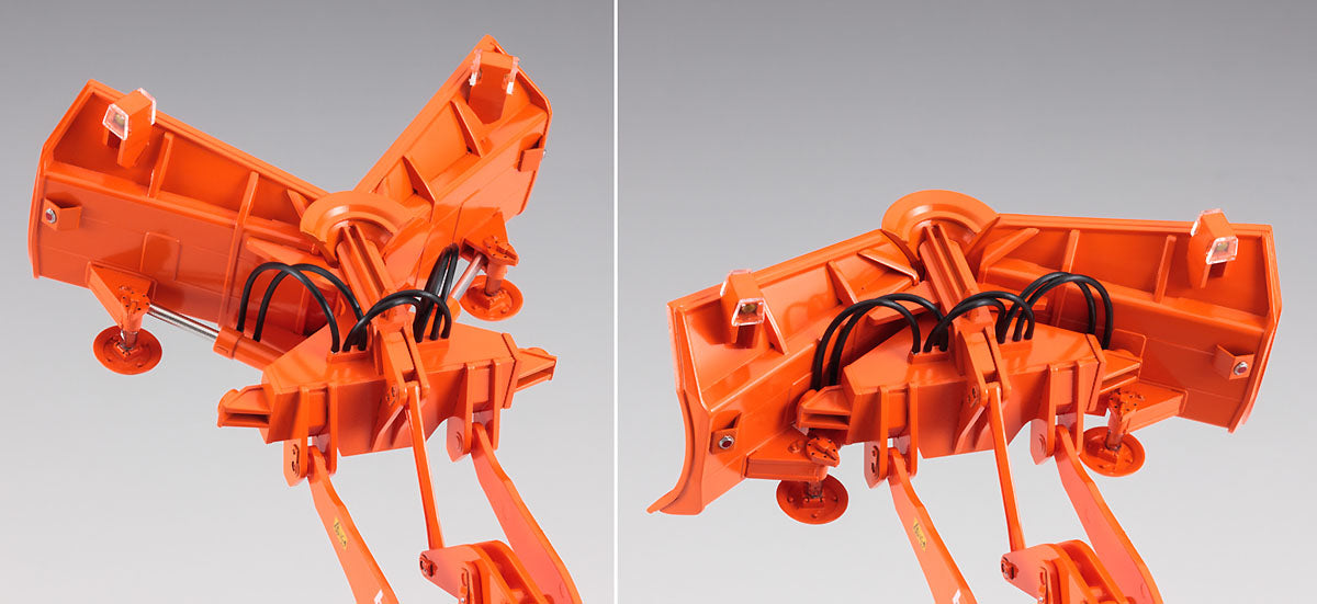 Hasegawa Hitachi Wheel Loader ZW100-6 Multiplow (Snowplow) Working Machine (1:35)
