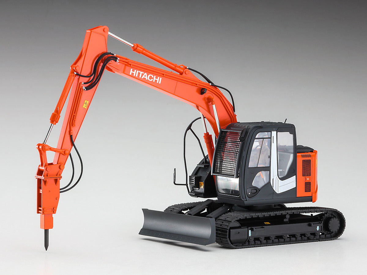 Hasegawa Hitachi Construction Machinery Excavator Zaxis 135US Hydraulic Breaker (1:35)