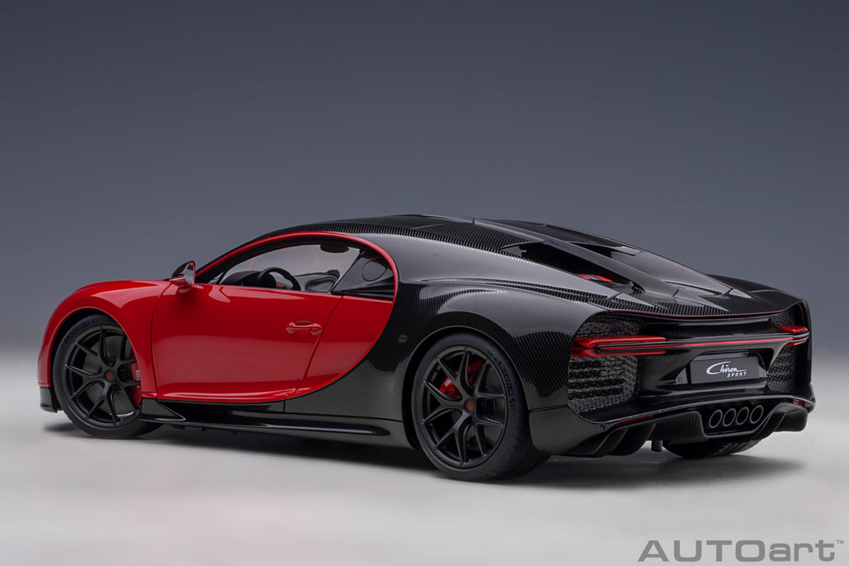 AUTOart 2019 Bugatti Chiron Sport - Italian Red/Carbon (1:18)