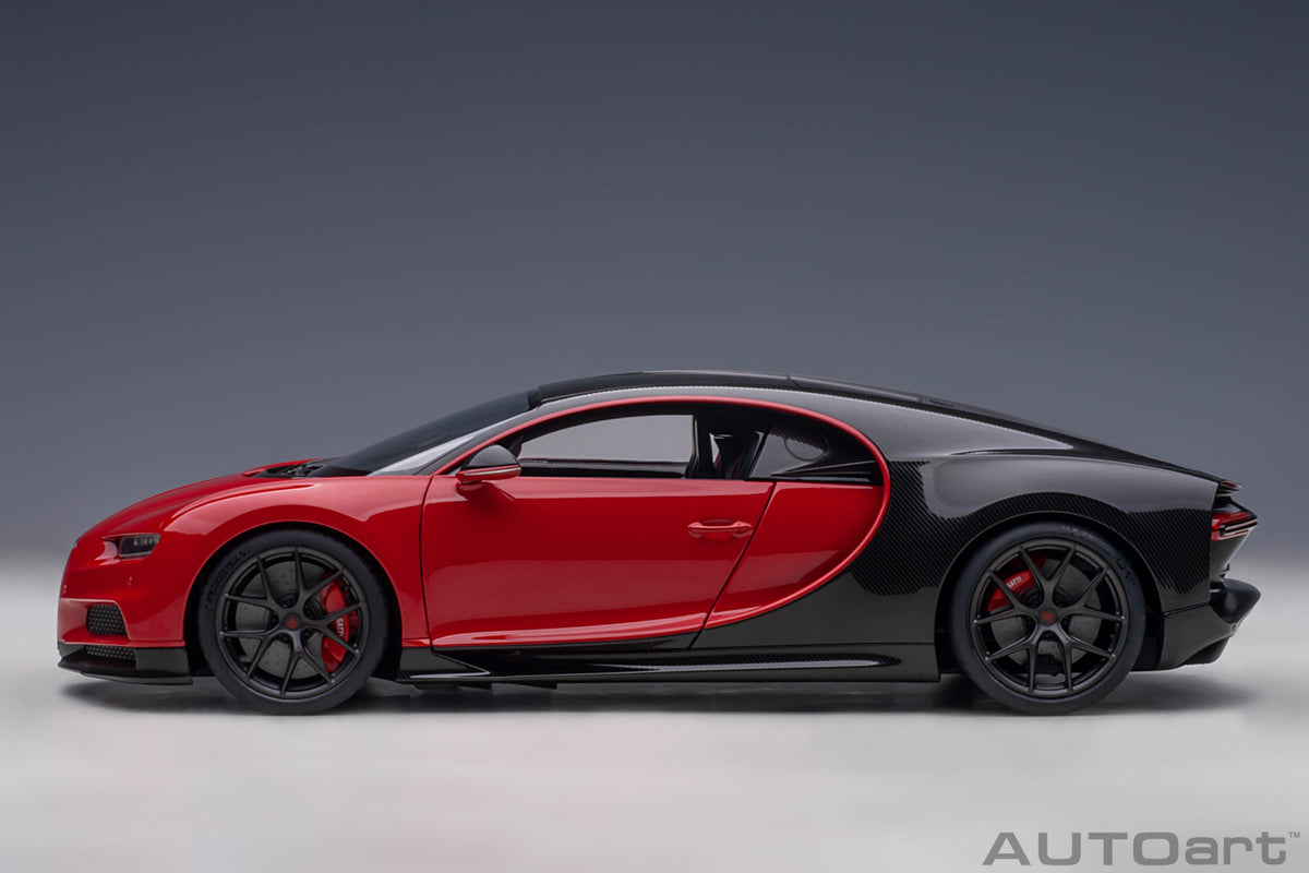 AUTOart 2019 Bugatti Chiron Sport - Italian Red/Carbon (1:18)