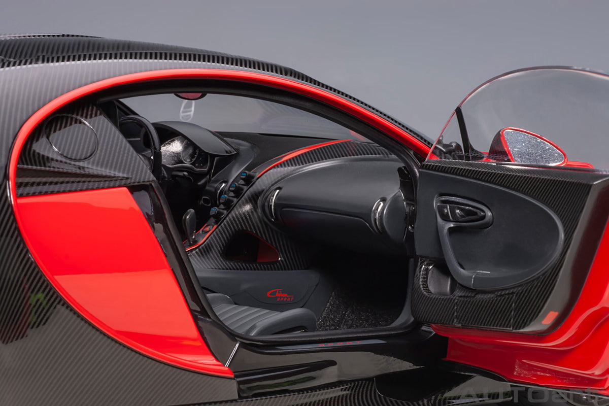 AUTOart 2019 Bugatti Chiron Sport - Italian Red/Carbon (1:18)