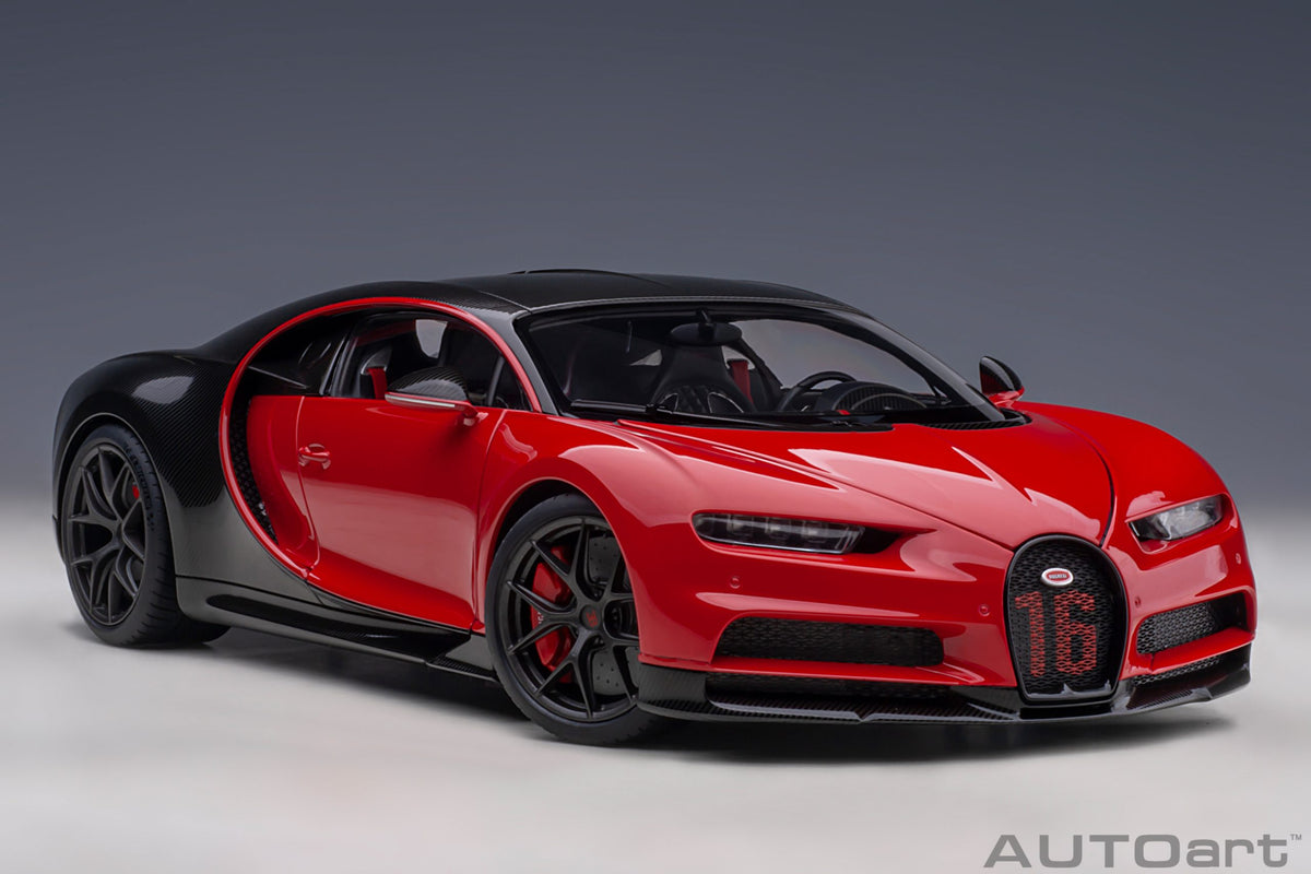 AUTOart 2019 Bugatti Chiron Sport - Italian Red/Carbon (1:18)