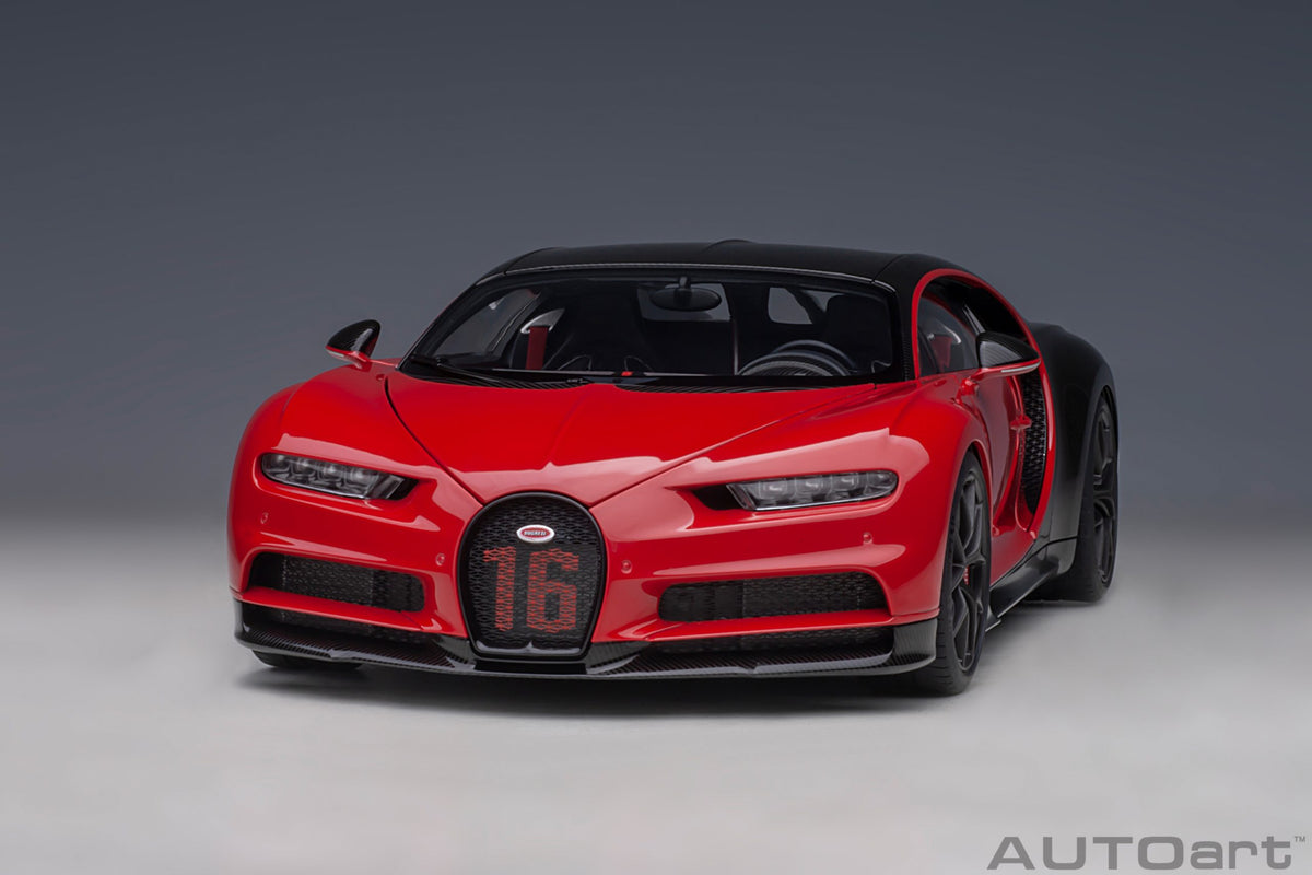 AUTOart 2019 Bugatti Chiron Sport - Italian Red/Carbon (1:18)
