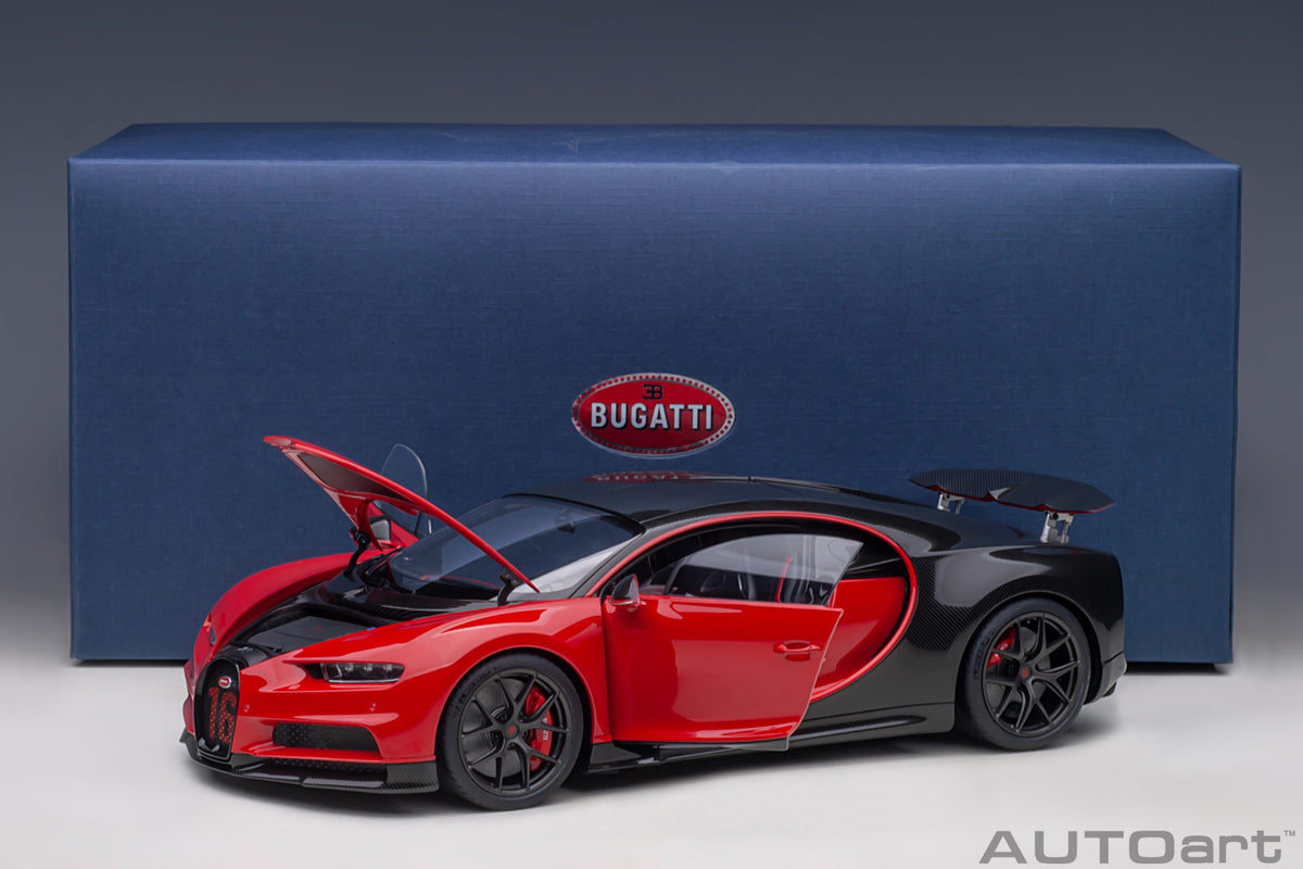 AUTOart 2019 Bugatti Chiron Sport - Italian Red/Carbon (1:18)