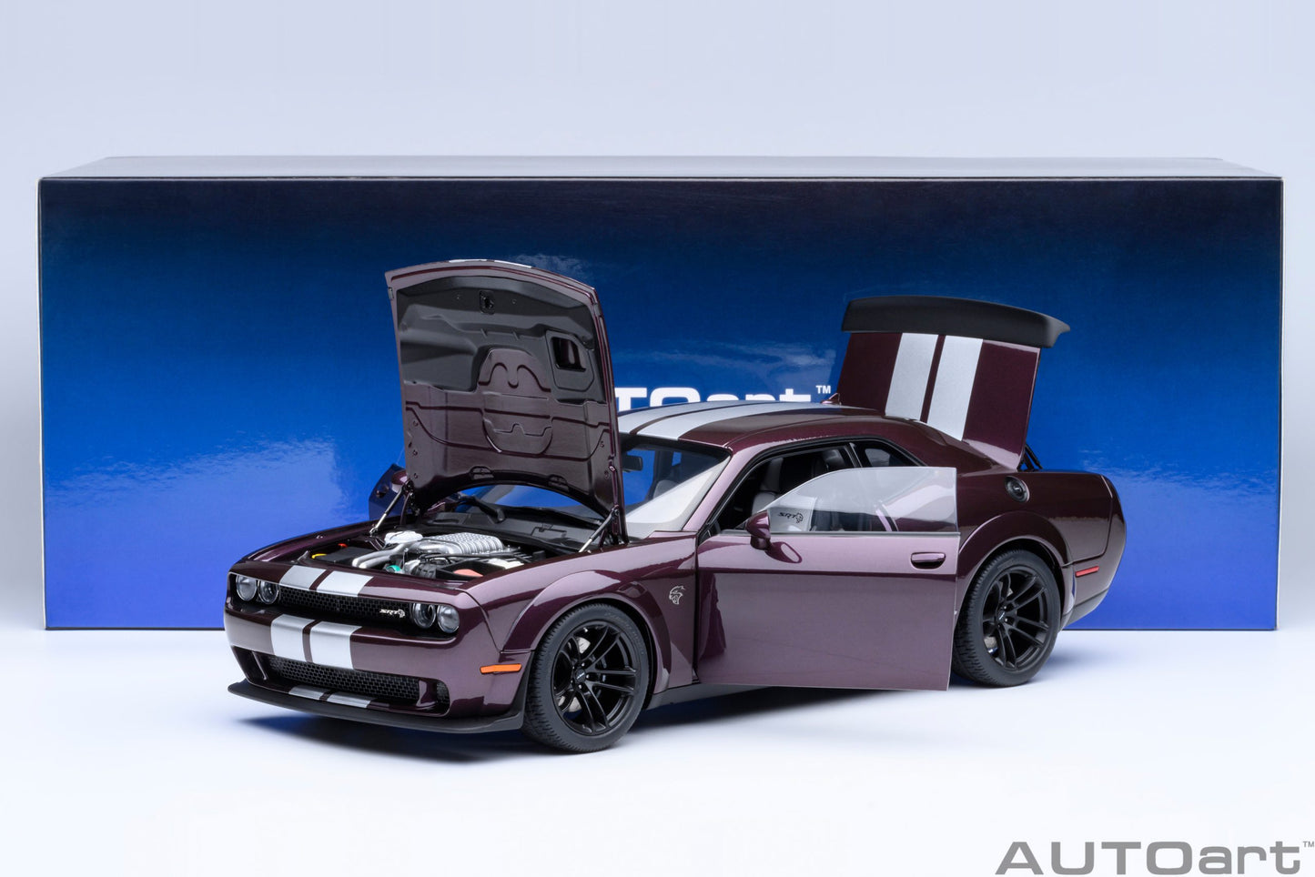 AUTOart 2022 Dodge Challenger SRT Jailbreak - Hellraisin/Purple (1:18)