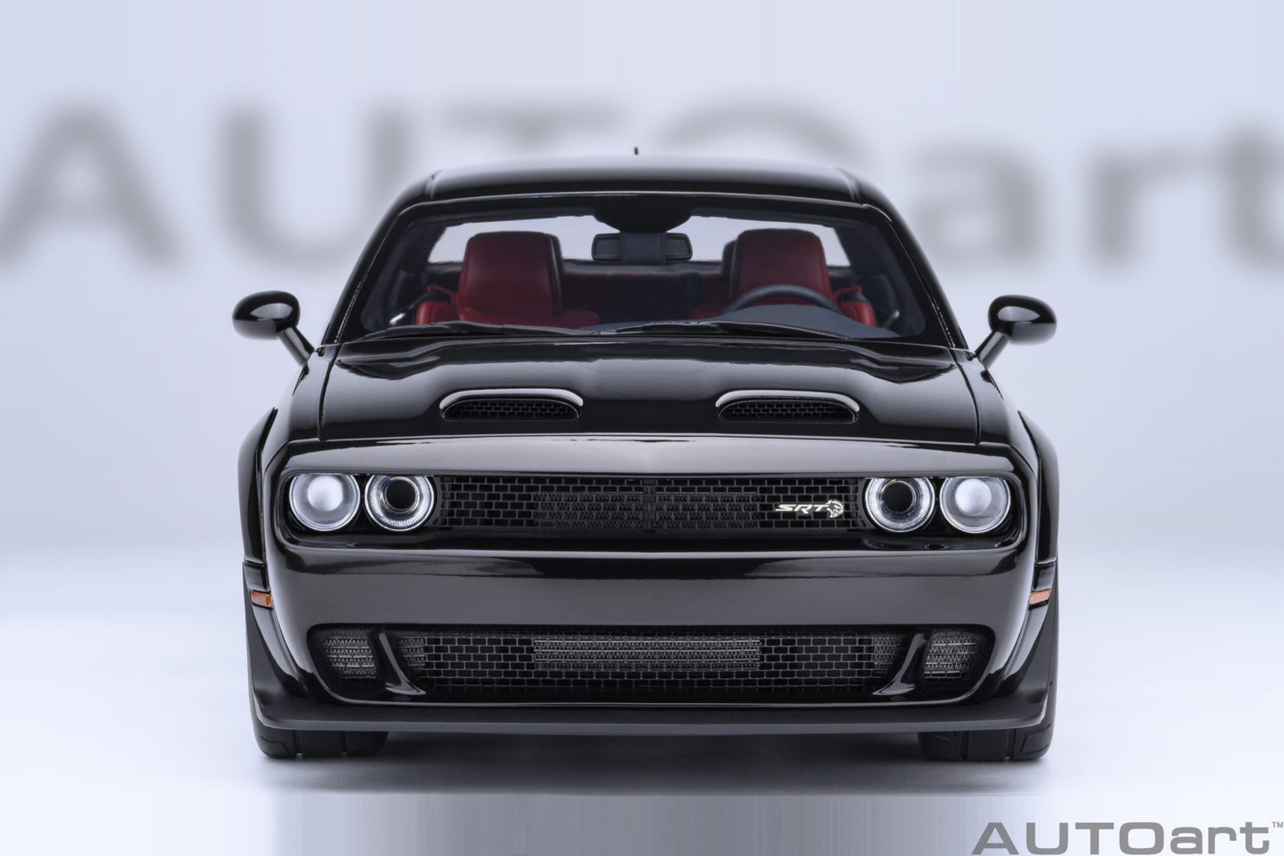 AUTOart 2023 Dodge Challenger SRT Super Stock - Pitch Black (1:18)