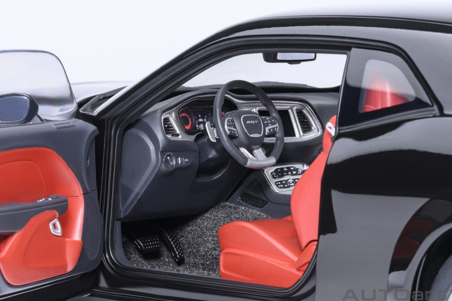 AUTOart 2023 Dodge Challenger SRT Super Stock - Pitch Black (1:18)