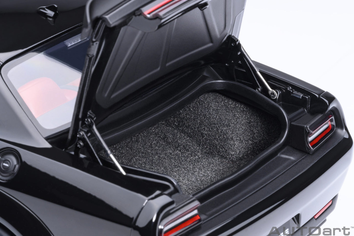AUTOart 2023 Dodge Challenger SRT Super Stock - Pitch Black (1:18)