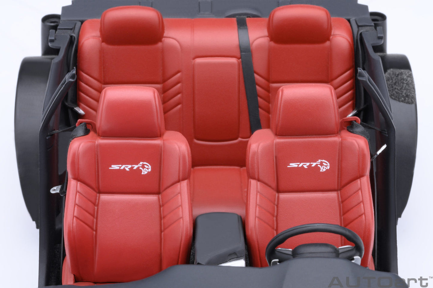 AUTOart 2023 Dodge Challenger SRT Super Stock - Pitch Black (1:18)