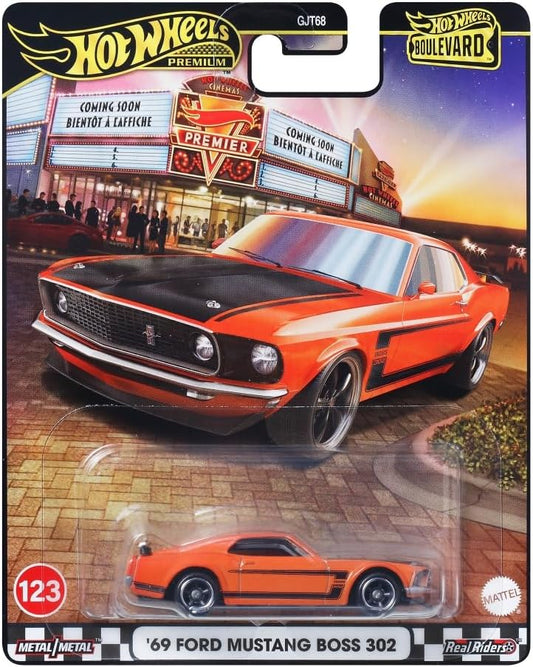 Hot Wheels Premium Boulevard 1969 Ford Mustang Boss 302 (1:64)