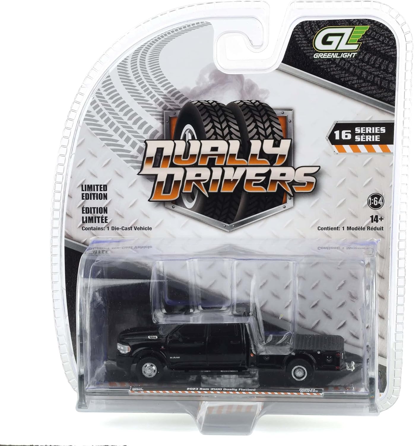Greenlight Dually Drivers 2023 Ram 3500 Dually Flatbed (1:64)