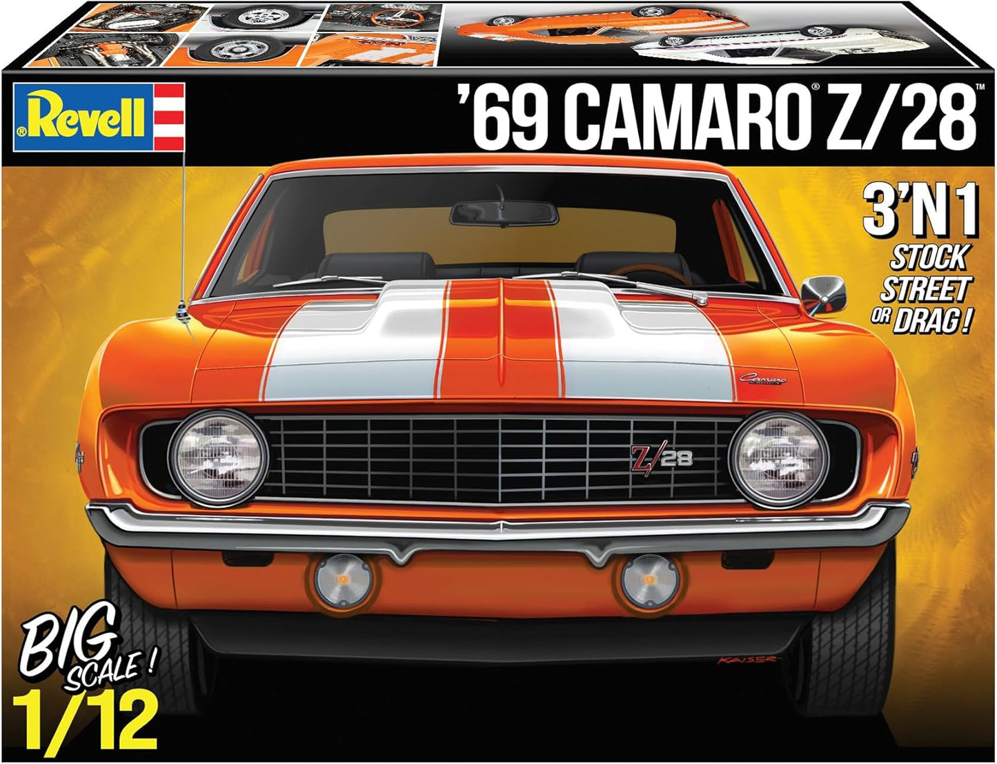 Revell '69 Camaro Z/28 3'n 1 Kit (1:12)