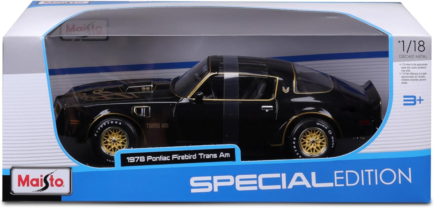 Maisto Special Edition 1978 Pontiac Firebird Trans Am - Black (1:18)