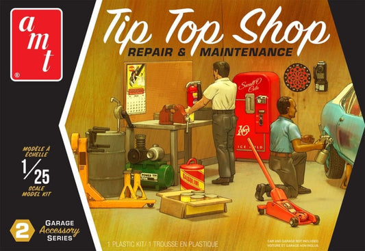 AMT Garage Accessory Series 2 Tip Top Shop Repair & Maintenance (1:25)