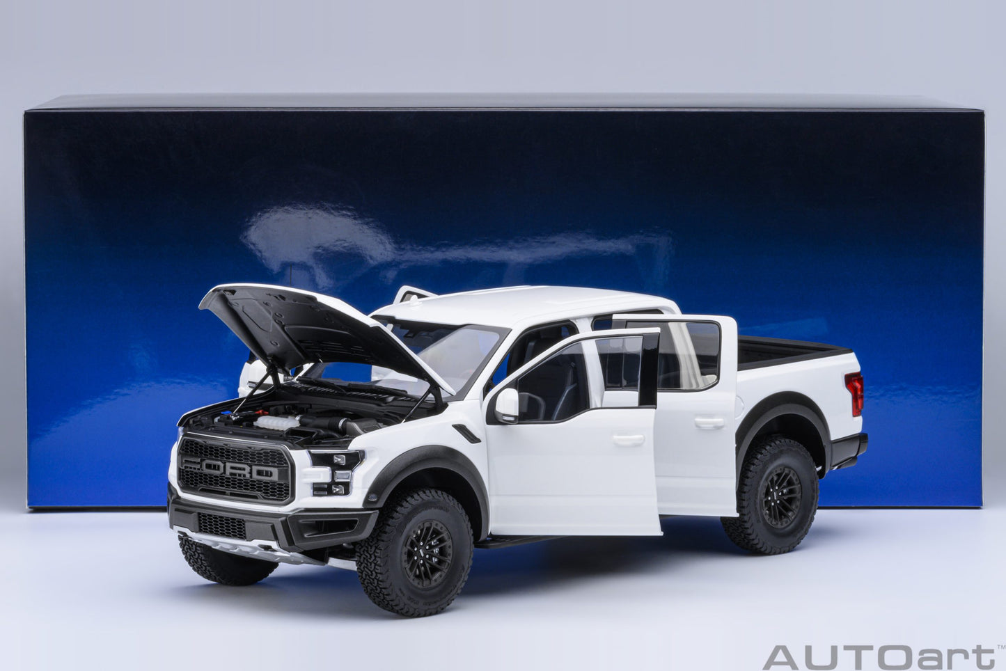AUTOart 2019 Ford F-150 Raptor - Oxford White (1:18)
