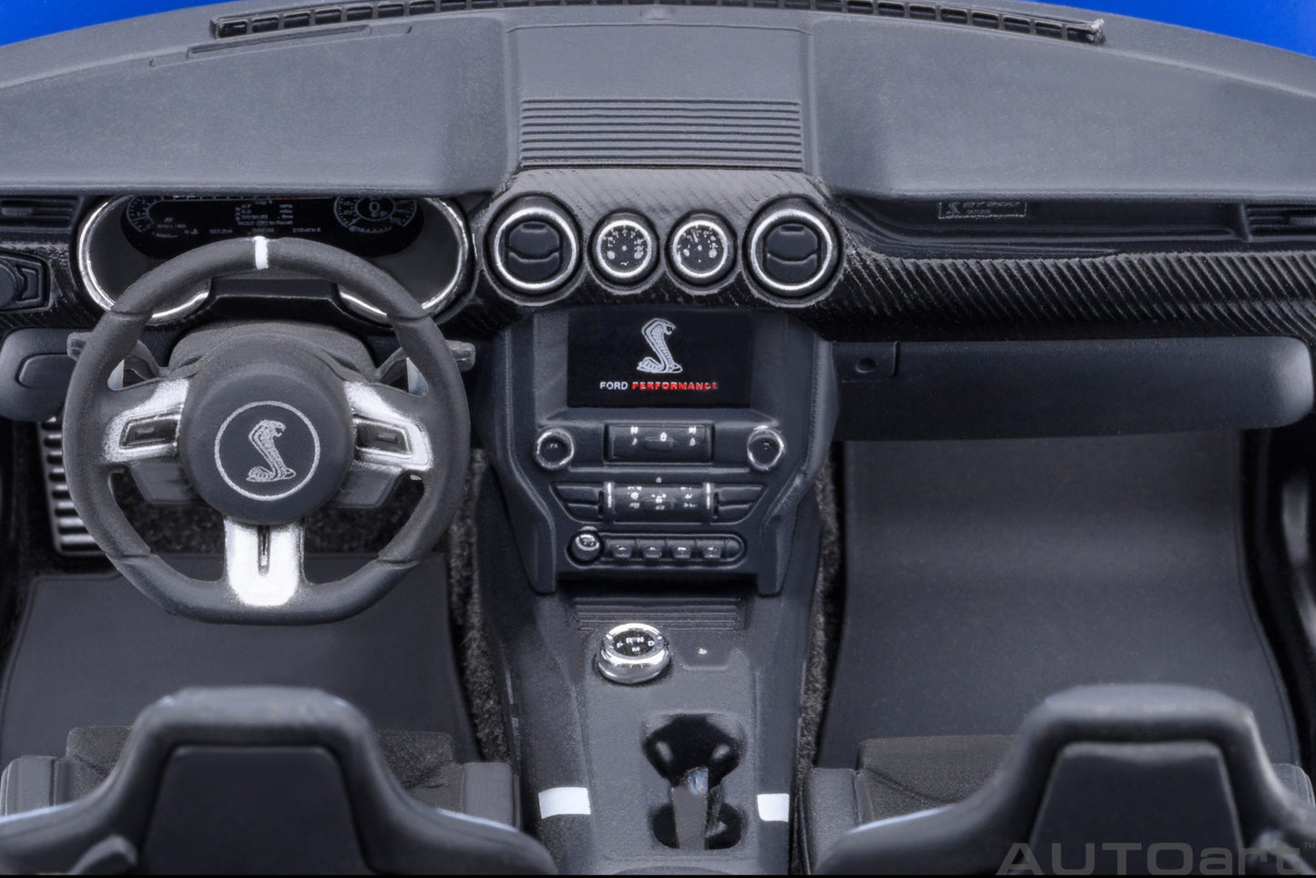 AUTOart Ford Mustang Shelby GT500 - Grabber Blue (1:18)