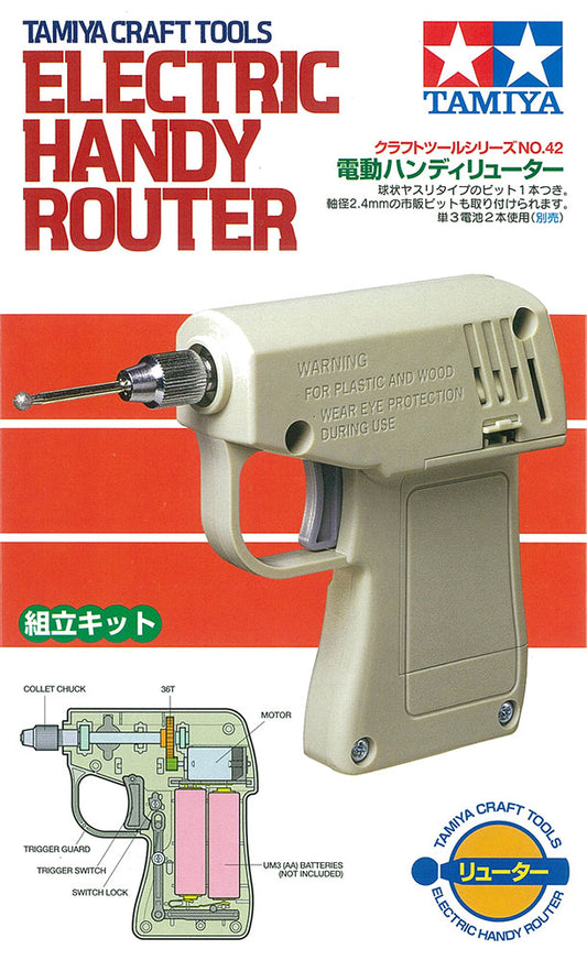 Tamiya Craft Tools Electric Handy Router