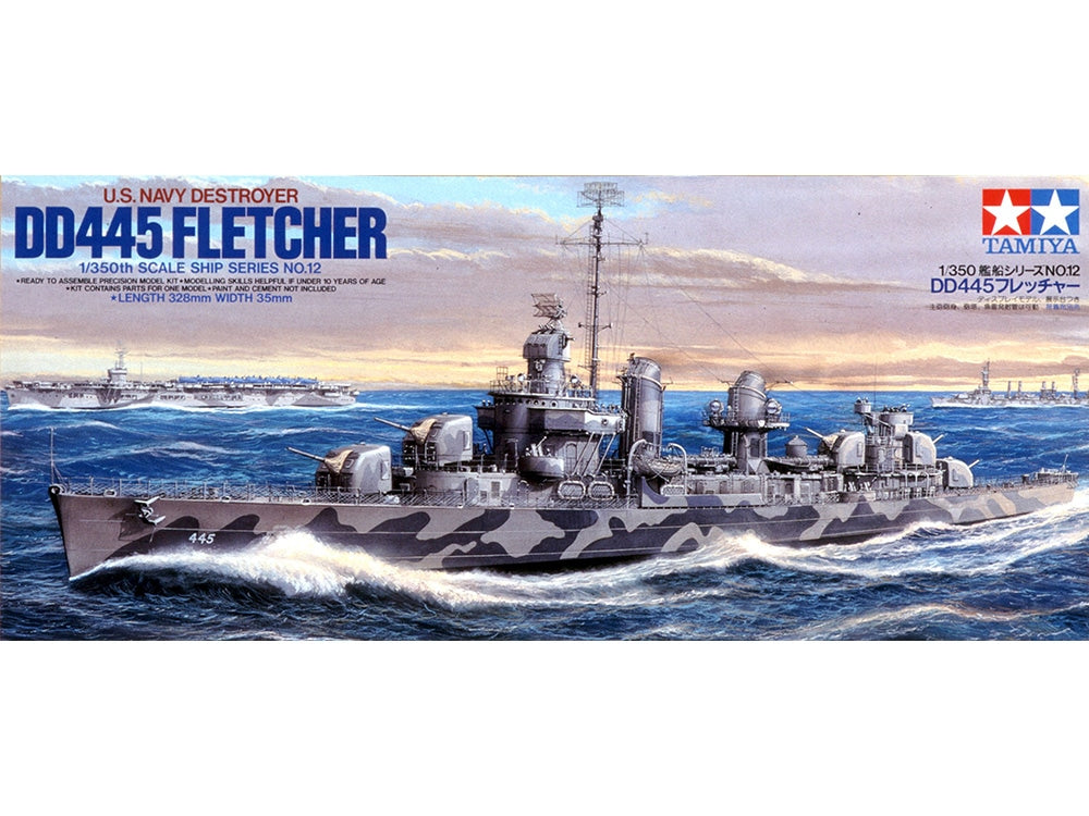 Tamiya U.S. Destroyer DD445 Fletcher (1:350)