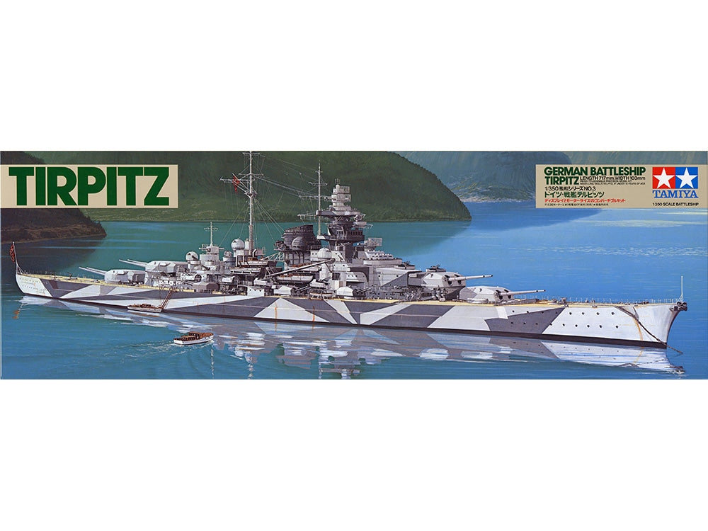 Tamiya German Battleship Tirpitz (1:350)