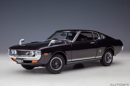 AUTOart 1973 Toyota Celica Liftback 2000GT (RA25) - Dark Purple Metallic (1:18)