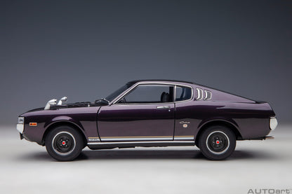 AUTOart 1973 Toyota Celica Liftback 2000GT (RA25) - Dark Purple Metallic (1:18)