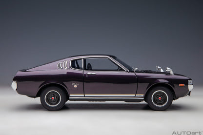 AUTOart 1973 Toyota Celica Liftback 2000GT (RA25) - Dark Purple Metallic (1:18)