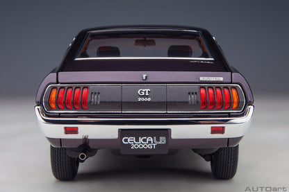 AUTOart 1973 Toyota Celica Liftback 2000GT (RA25) - Dark Purple Metallic (1:18)