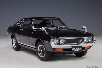 AUTOart 1973 Toyota Celica Liftback 2000GT (RA25) - Dark Purple Metallic (1:18)