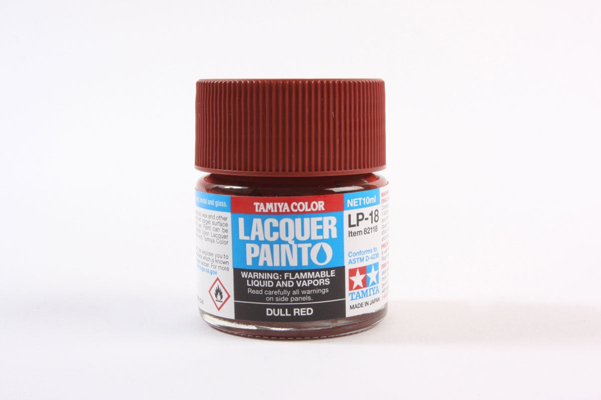 Tamiya Lacquer - LP-18 Dull Red (10ml)