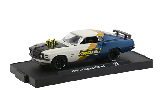 M2 Machines Auto-Drivers Racepak 1970 Ford Mustang BOSS 429 (1:64)