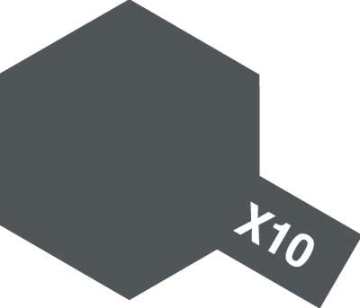 Tamiya Color Enamel Paint X-10 Gun Metal (10ml)