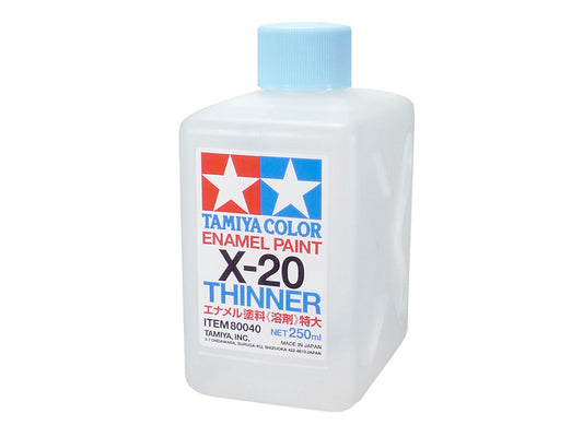 Tamiya Color Enamel Paints X-20 Enamel Thinner (250ml)