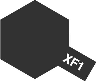 Tamiya Color Enamel Paint XF-1 Flat Black (10ml)